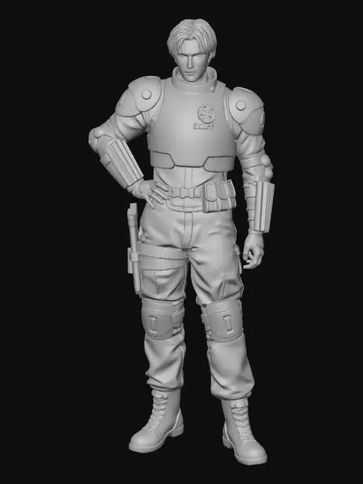 3D model for Leon Kennedy (U.S.S. Armor)