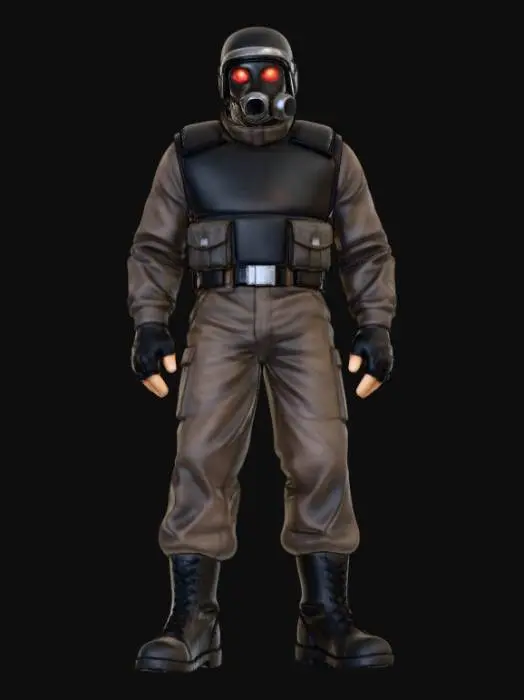 3D model for Hunk (U.S.S. Classic Costume)