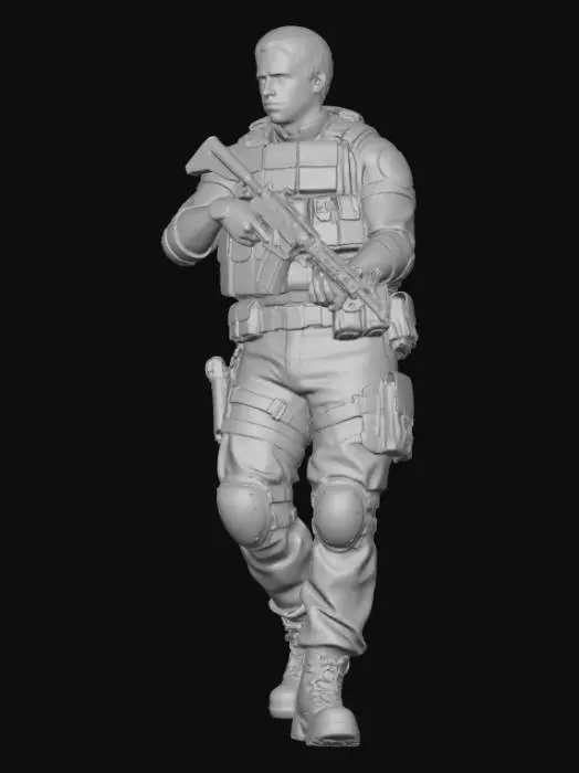 3D model for Unmasked Hunk (U.S.S.)