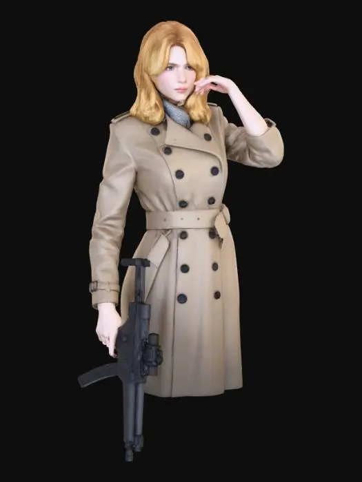 3D model for Becca Woolett (Umbrella Spy)