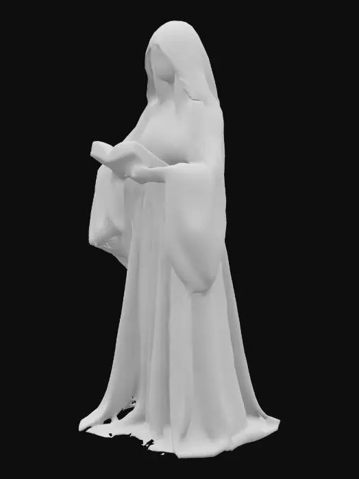 3D model for Hexe Runa auf Platte