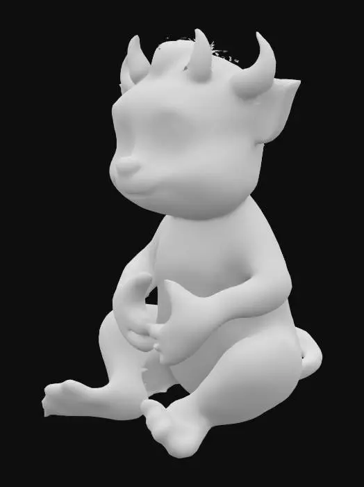 3D model for Süsses Monsterbaby