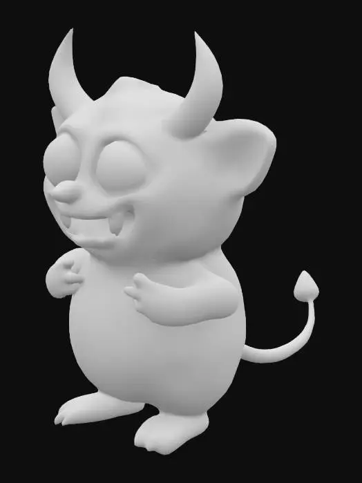 3D model for Süsses Monsterbaby