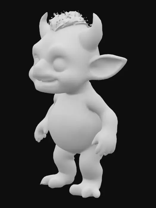 3D model for Süsses Monsterbaby