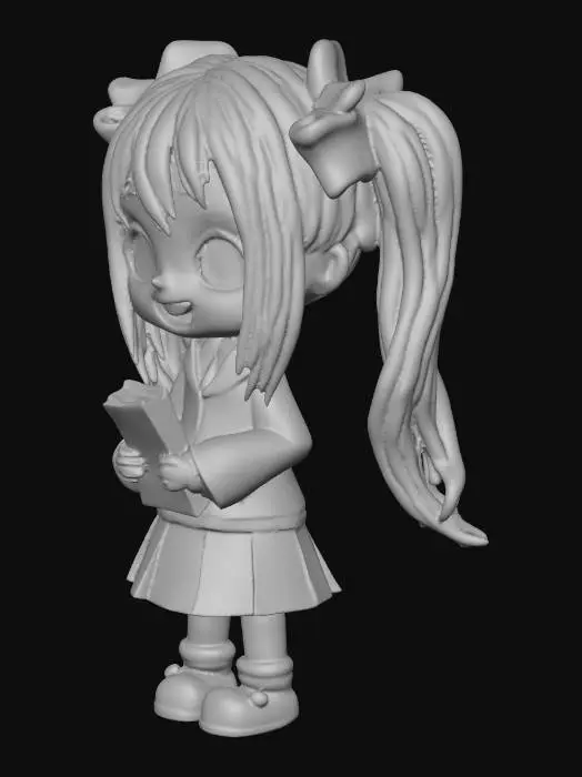 3D model for Death Note aus dem Anime in süß, als Animefigur