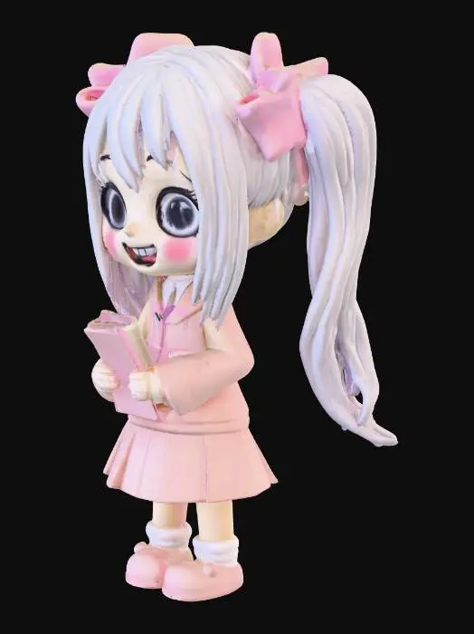 3D model for Death Note aus dem Anime in süß, als Animefigur