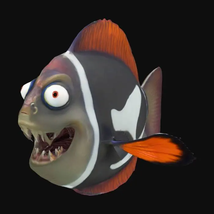 3D model for fiindet Nemo horror