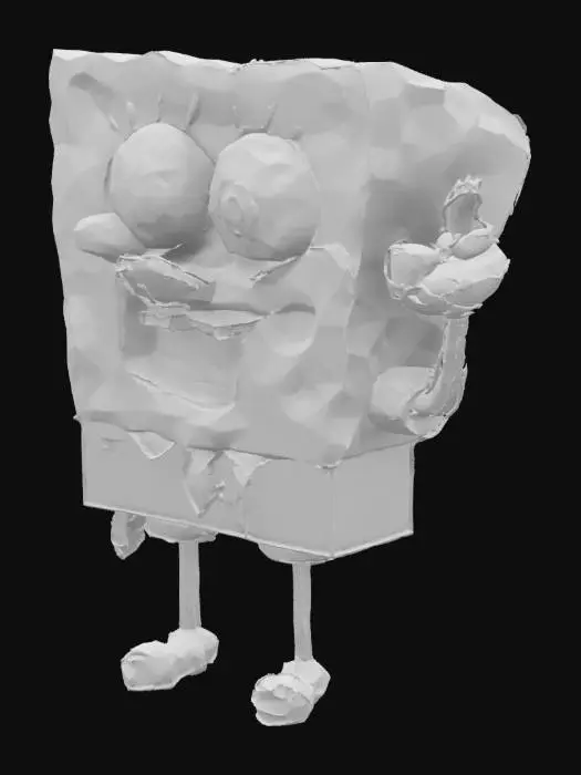 3D model for SpongeBob Pointing 