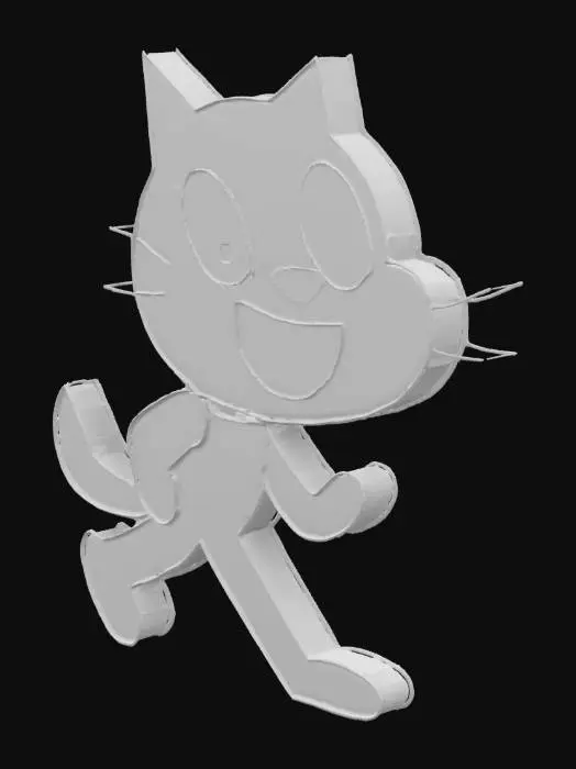 3D model for Scratch Cat