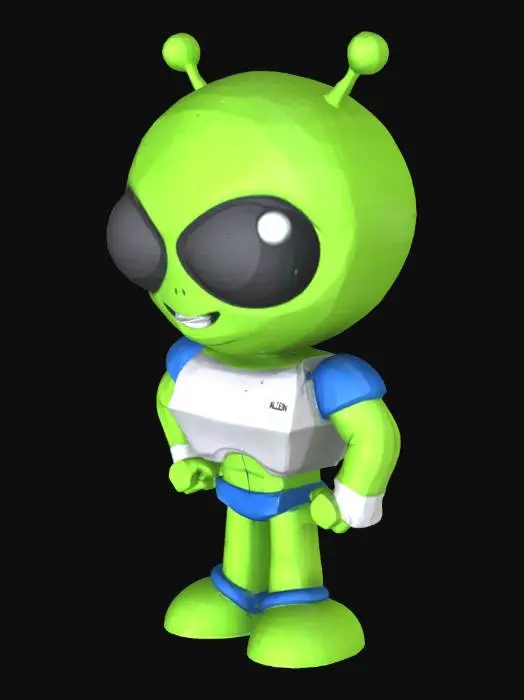 3D model for Alien Buddy