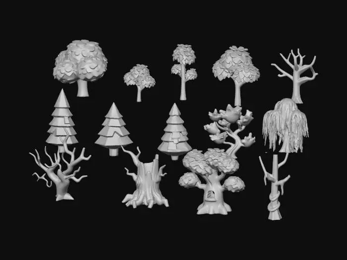 3D model for Seasonal Trees