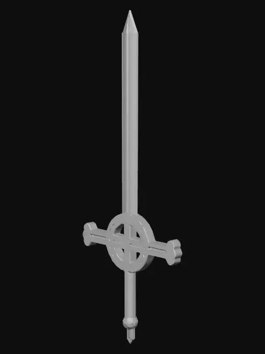 3D model for Crimson Cross Sword