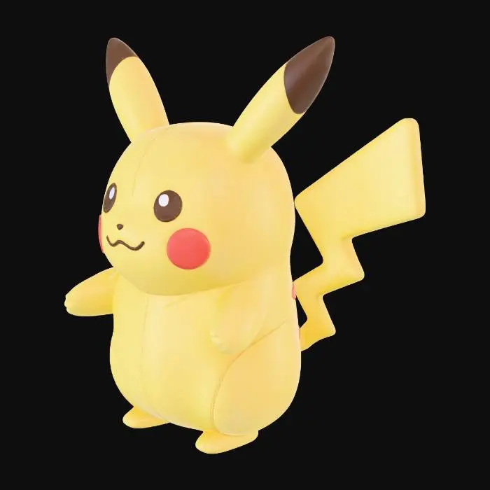3D model for Pikachu