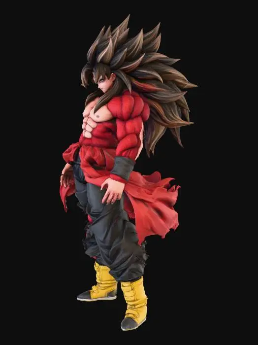 3D model for Saiyan Warrior Apex