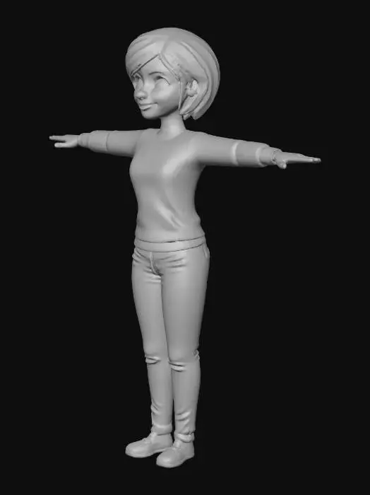 3D model for Character T-Pose