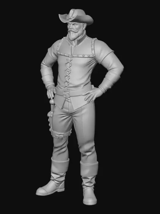 3D model for Cowboy Adventurer