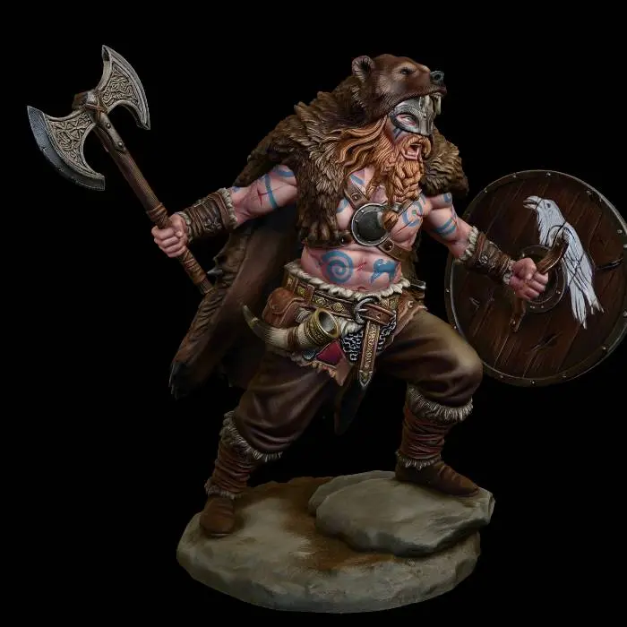 3D model for Bearskin Berserker