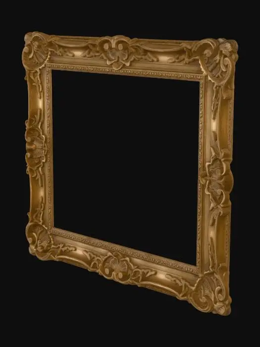 3D model for Ornate Empty Frame
