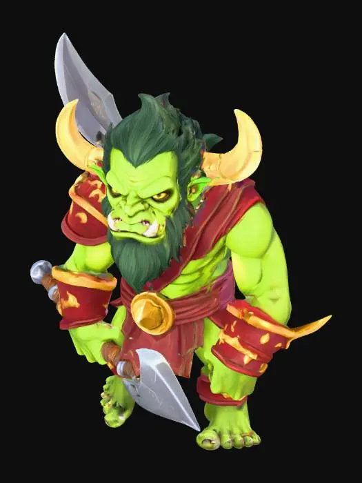 3D model for Orc Warrior