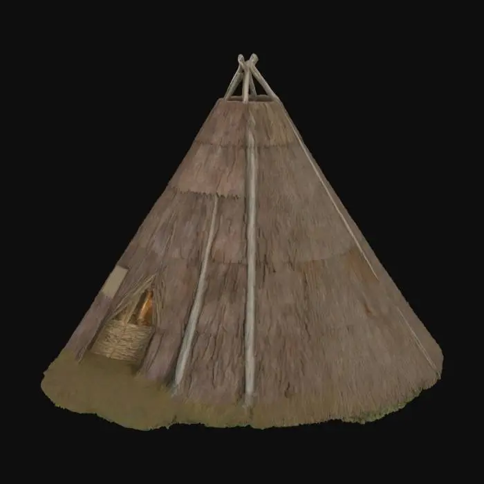3D model for Traditional Hut