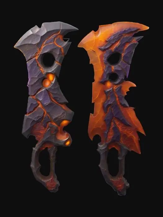 3D model for Molten Blades