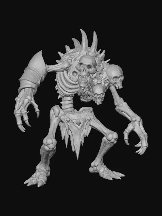 3D model for Bone Guardian, #Halloween2025#