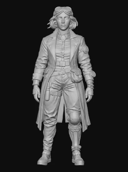3D model for Steampunk Adventurer