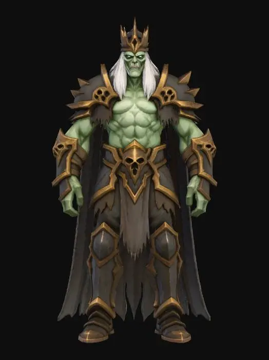 3D model for king skeleton