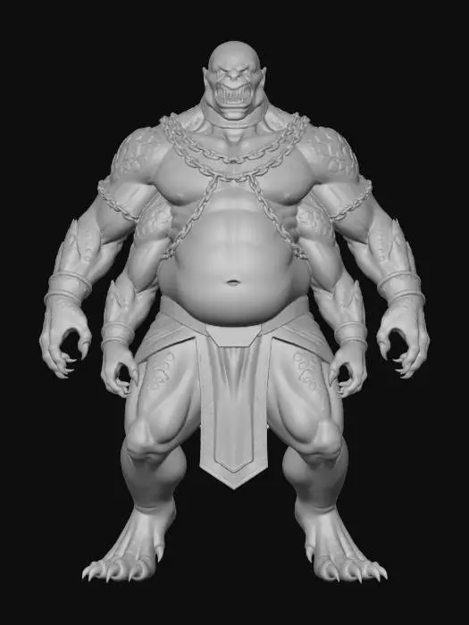 3D model for Titan of Chains