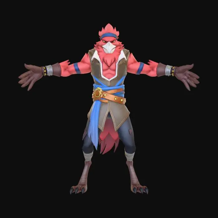 3D model for Avian Warrior