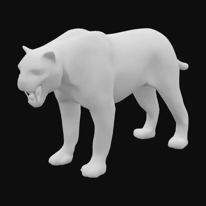3D model for Scimitar Cat