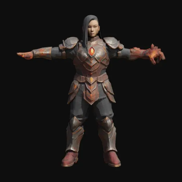 3D model for Warrior Transformation