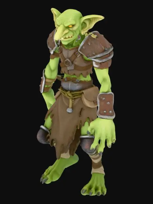 3D model for Goblin Warrior