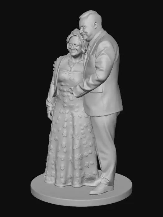 3D model for Wedding Portrait