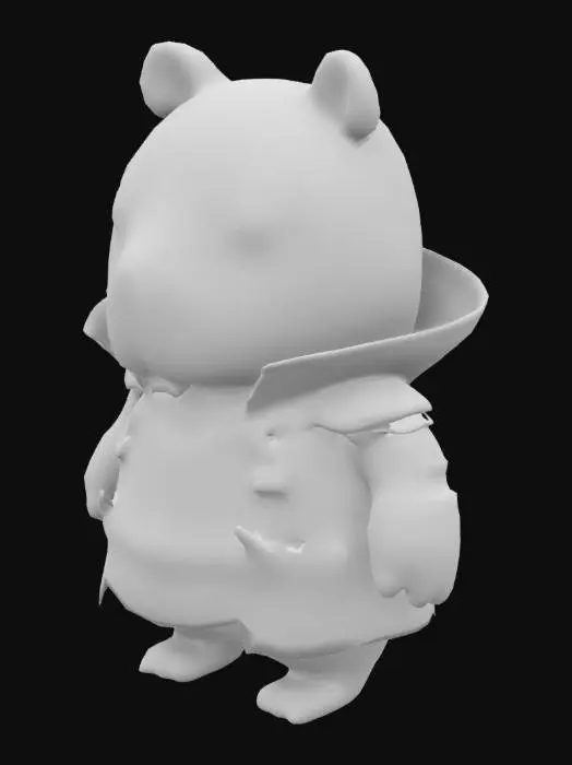 3D model for Adventurer Capybara