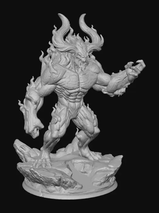 3D model for Inferno Titan, #villain#