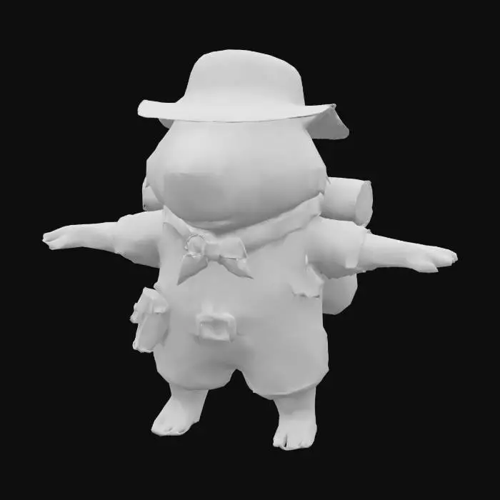 3D model for Explorer Capybara Adventure