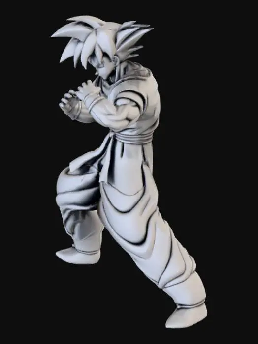 3D model for Stone Warrior Render