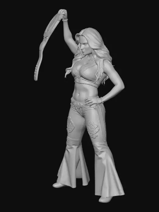 3D model for Wrestler queen