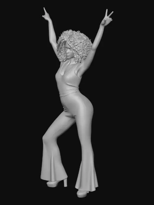 3D model for Geometric Disco Queen