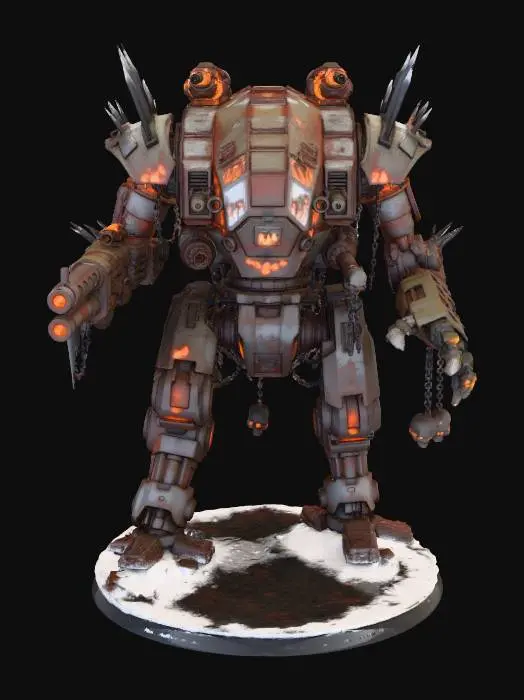 3D model for Infernal Mechwarden