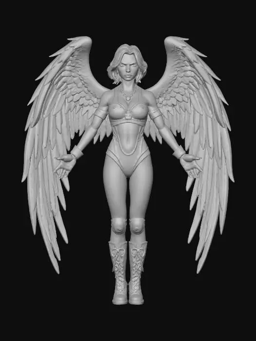 3D model for Angel of Shadows, #Christmas2025#