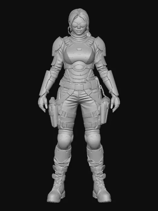3D model for Armored Sentinel (Lara Croft, Tomb Raider)