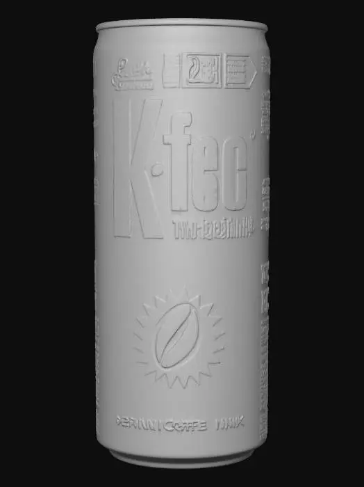 3D model for K-fee Premium Coffee Drink
