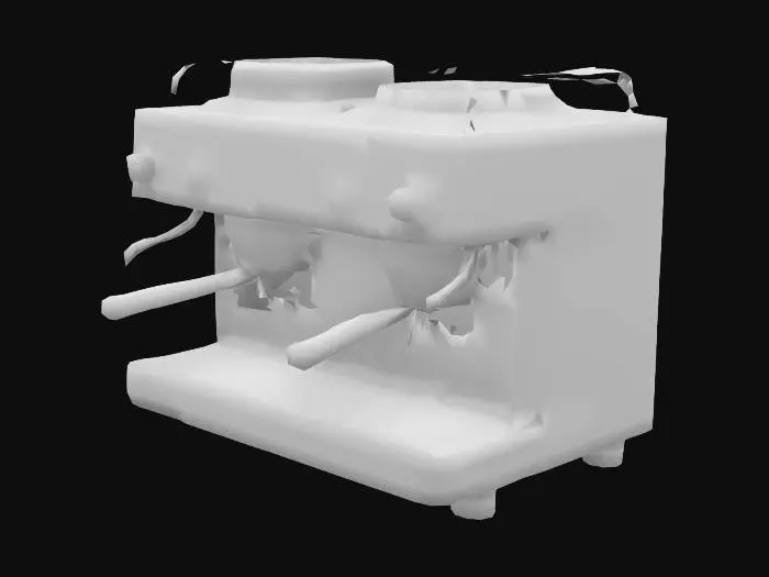 3D model for 生成一个双头商用la mazzoco咖啡机