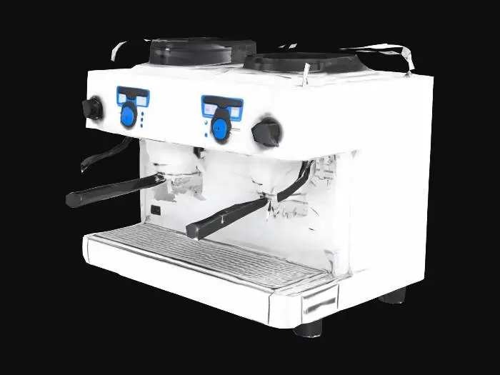 3D model for 生成一个双头商用la mazzoco咖啡机