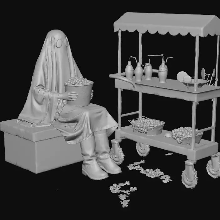 3D model for Movie Night Haunt