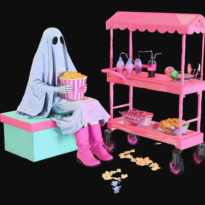 3D model for Movie Night Haunt