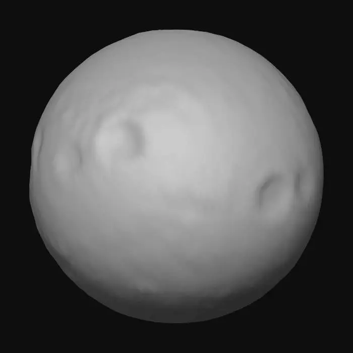 3D model for pleine lune avec des cratères