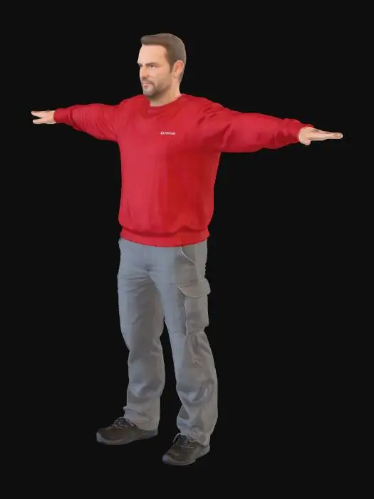 3D model for Balance Stance